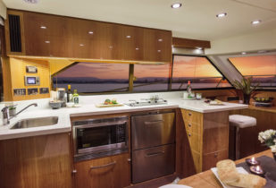 43' Open Flybridge - Galley