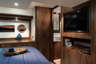Riviera 5400 Sport Yacht - Master Stateroom TV Unit
