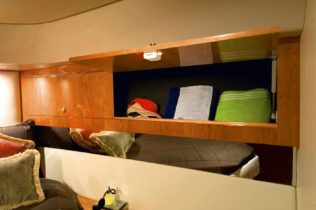 45' Open Flybridge - Master Stateroom Storage