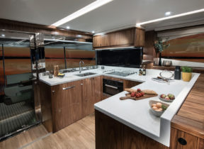 72' Sports Motor Yacht - Galley