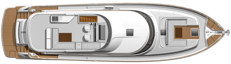 Belize 66 - Flybridge Deck