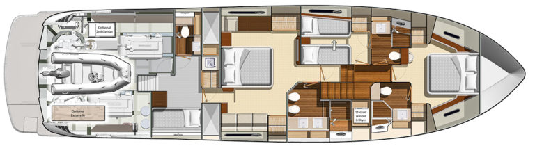 Belize 66 - Presidential Layout - Bidet and Door to Single Crew