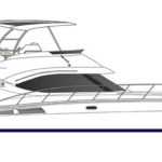 45' Open Flybridge - Profile