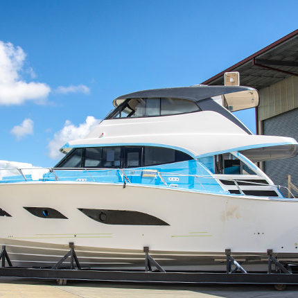 Riviera 68 sports motor yacht in production
